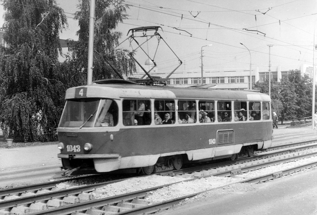 Ульяновск, Tatra T3SU (двухдверная) № 1043