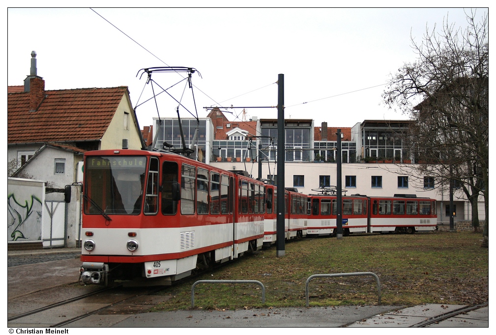 Эрфурт, Tatra KT4D-Z № 405; Эрфурт — Тройники Tatra KT4D+KT4D+KT4D