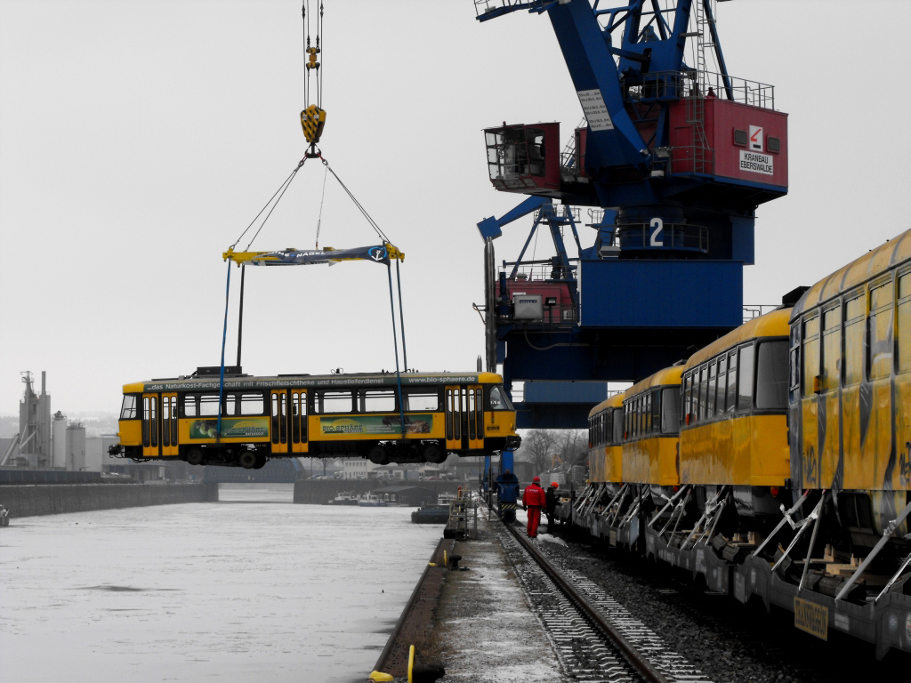 Дрезден, Tatra TB4D № 244 021; Дрезден — Отправка трамваев Tatra в Восточную Европу