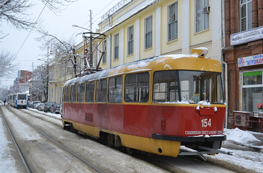 Краснодар, Tatra T3SU № 154