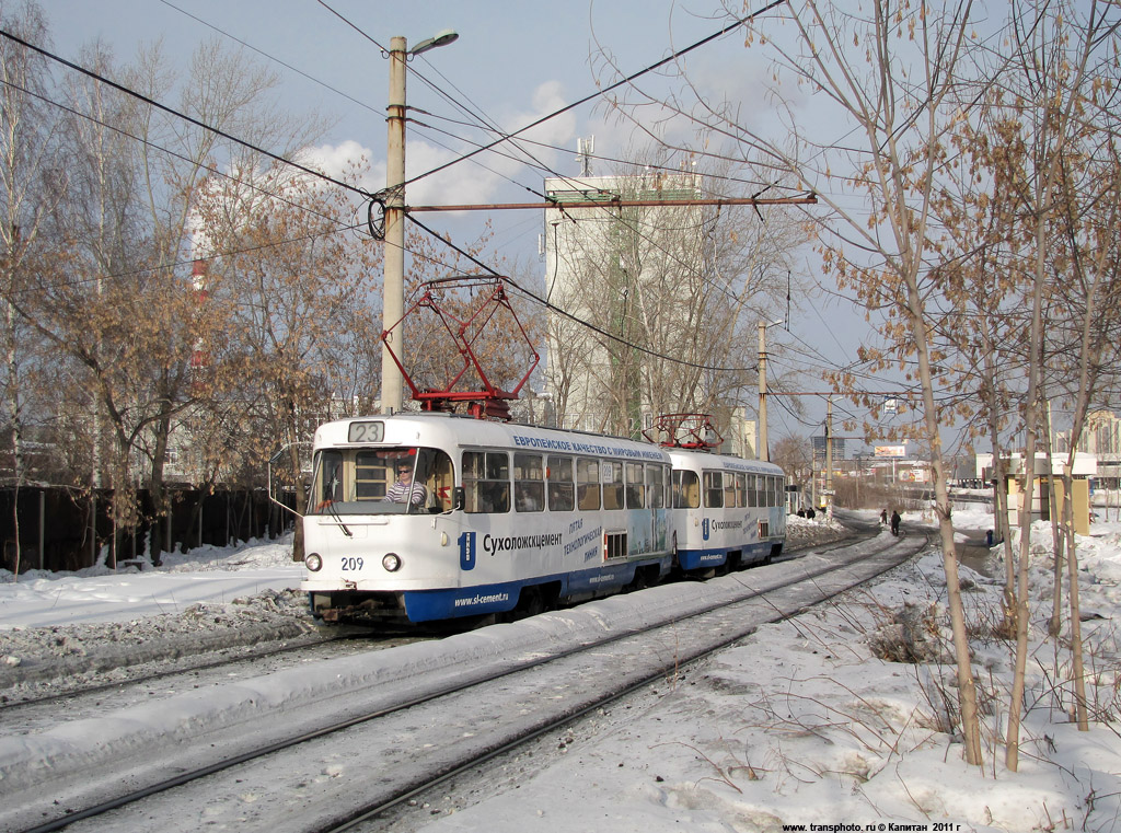Екатеринбург, Tatra T3SU № 209