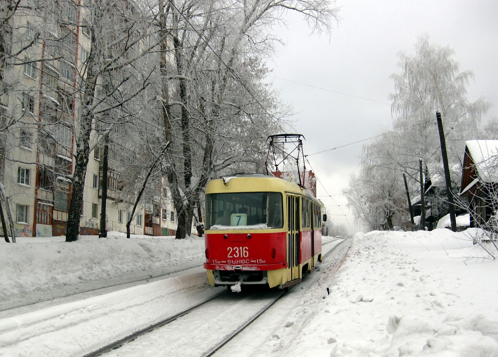 Ижевск, Tatra T3SU № 2316