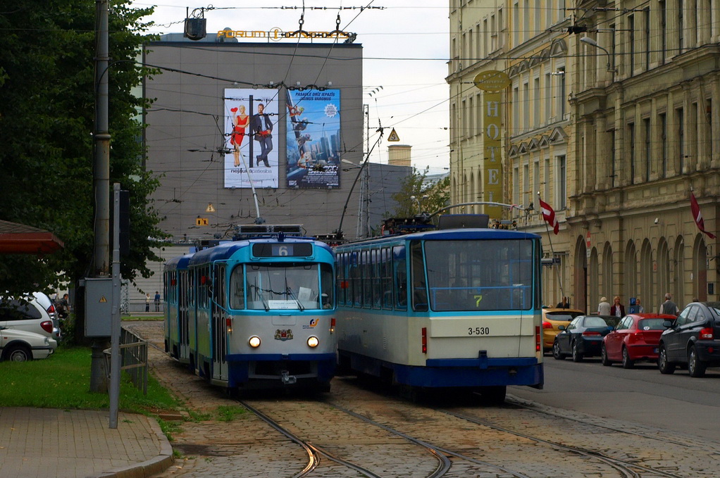 Рига, Tatra T3MR (T6B5-R) № 3-530