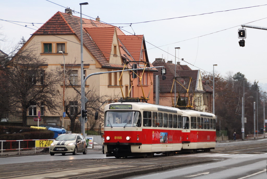 Прага, Tatra T3R.PV № 8166