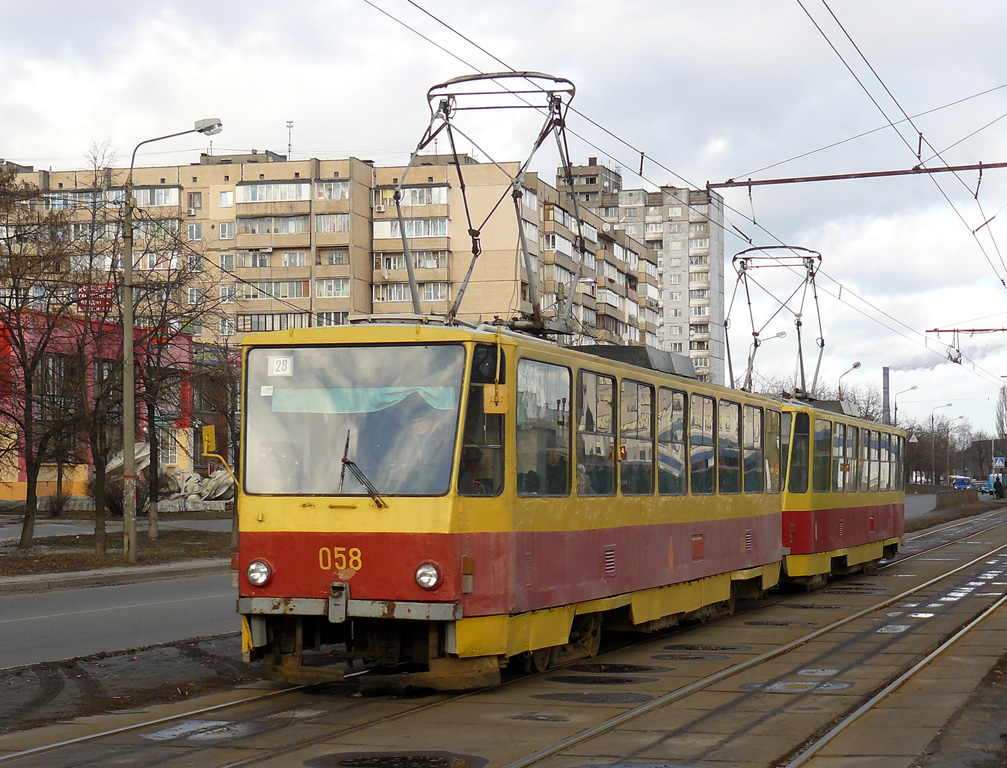 Киев, Tatra T6B5SU № 058