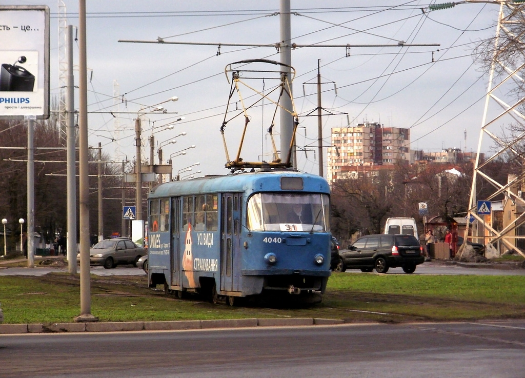 Одесса, Tatra T3SU № 4040