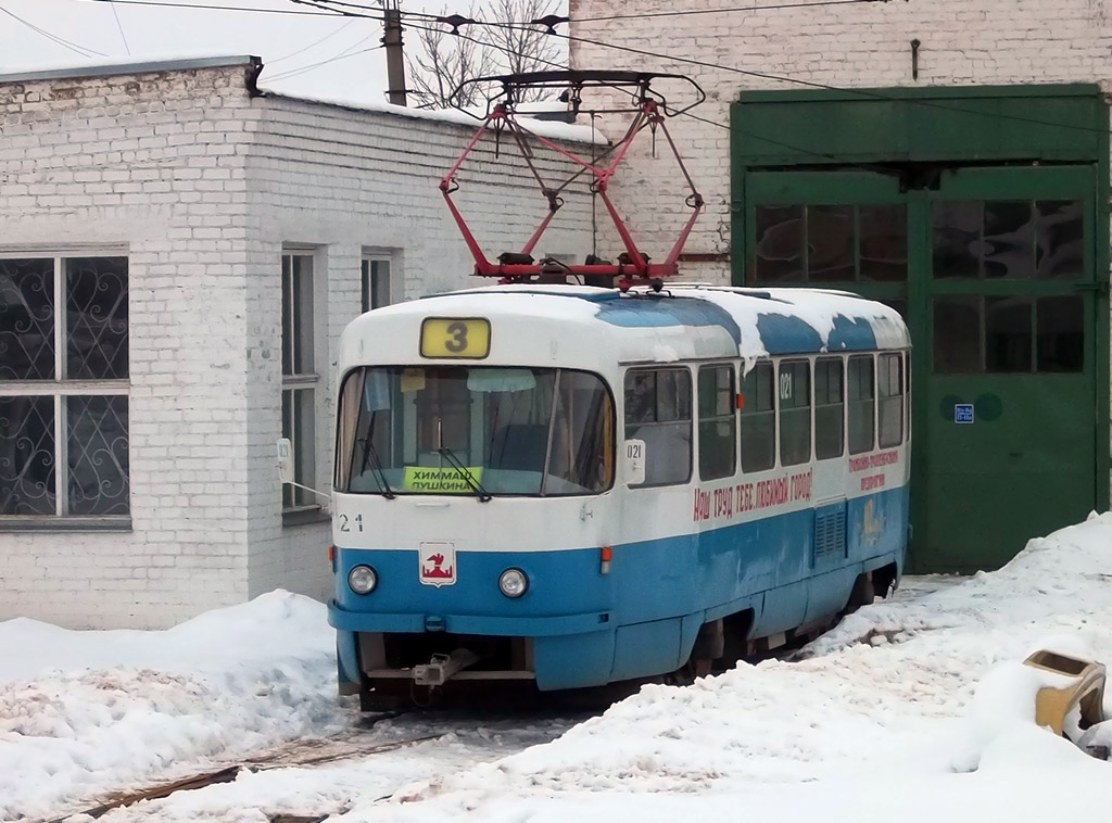 Oryol, Tatra T3SU № 021; Oryol — Tram depot named by Y. Vitas