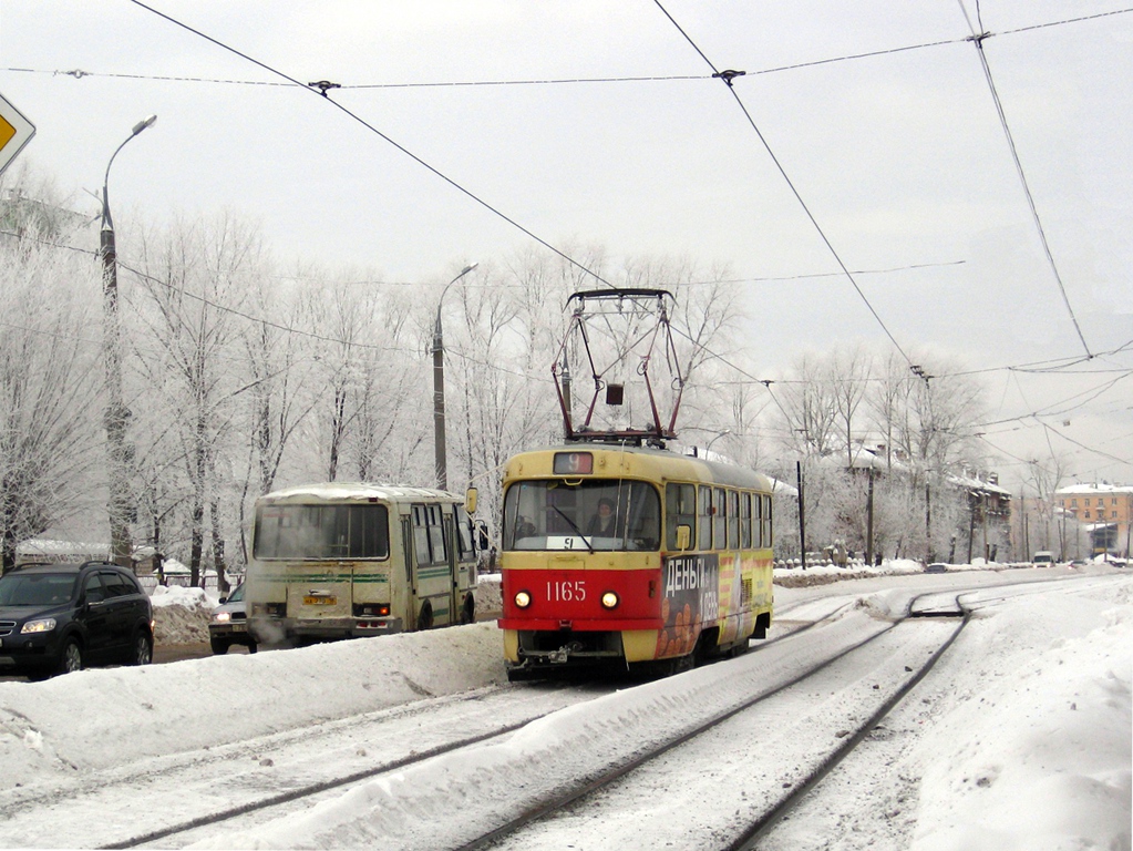 Ижевск, Tatra T3SU (двухдверная) № 1165