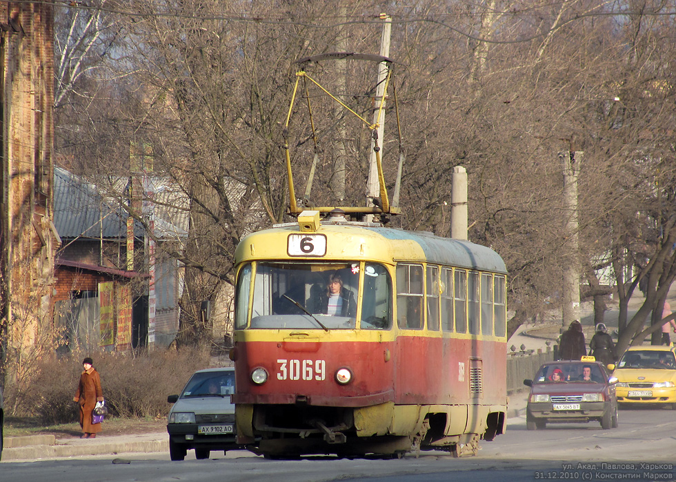 Харьков, Tatra T3SU № 3069