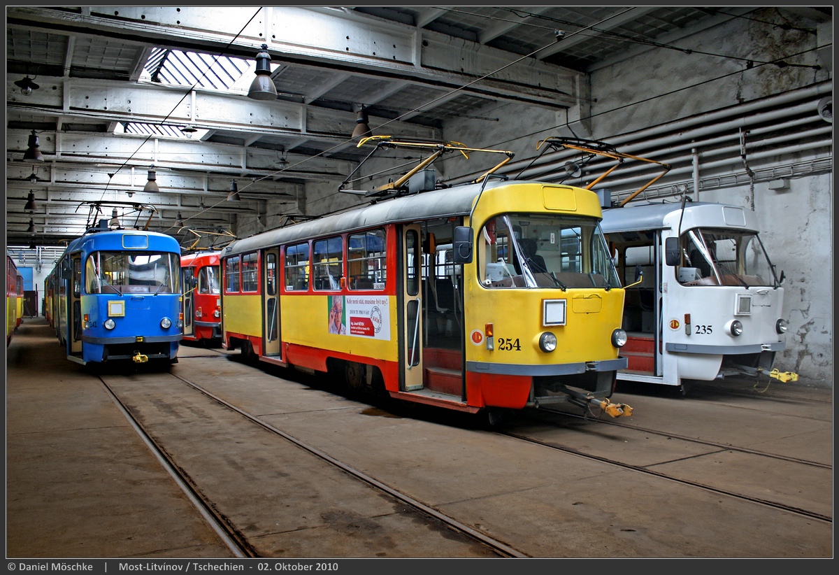 Мост ― Литвинов, Tatra T3M.3 № 254
