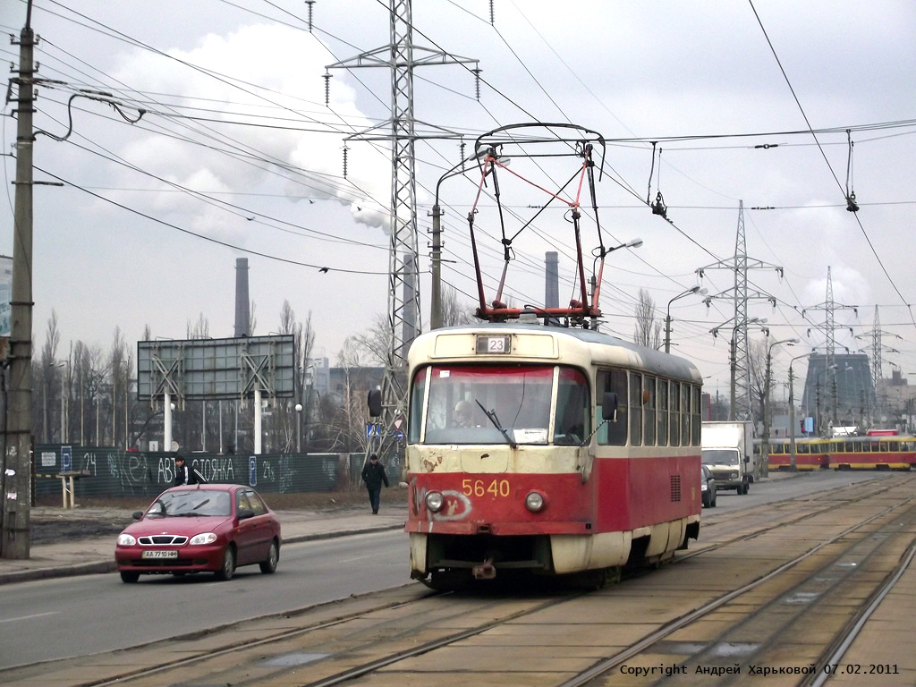 Киев, Tatra T3SU № 5640
