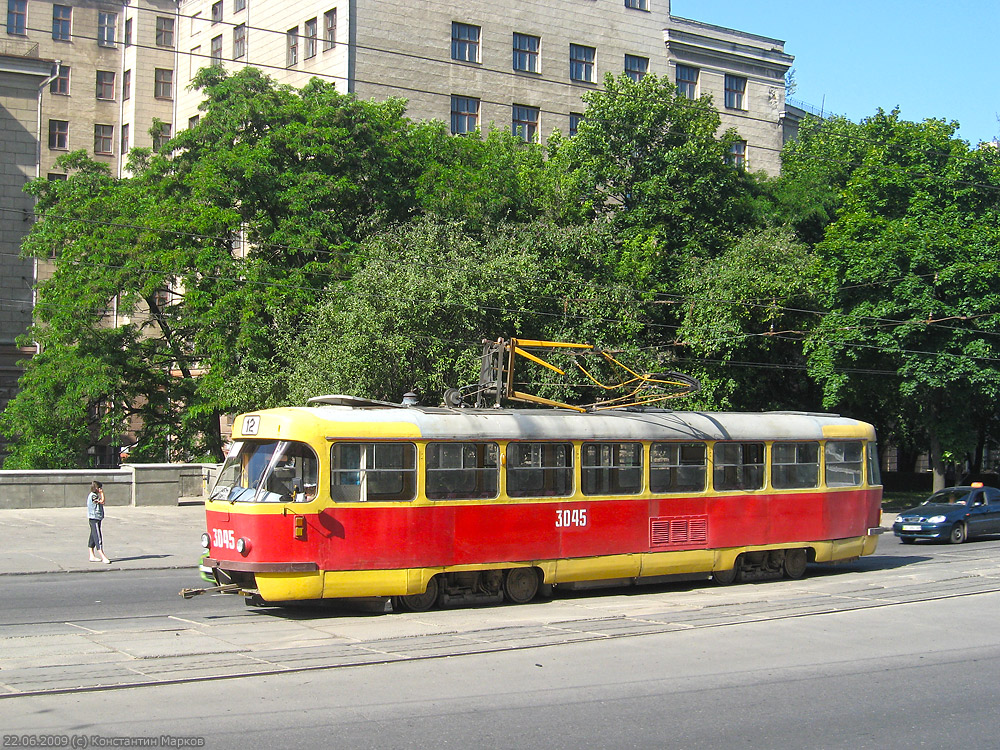 Харьков, Tatra T3SU № 3045