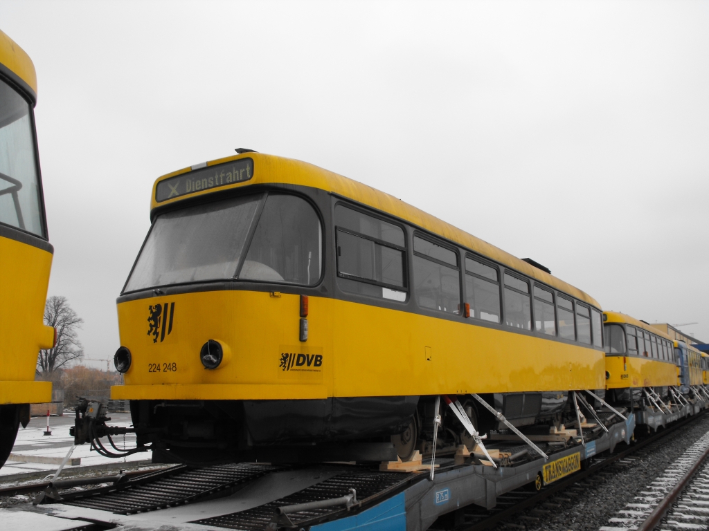 Дрезден, Tatra T4D-MT № 224 248; Дрезден — Отправка трамваев Tatra в Восточную Европу