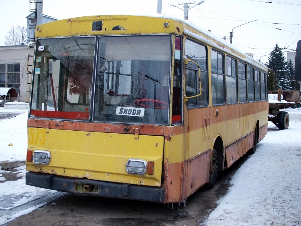 Львов, Škoda 14Tr11/6 № 573
