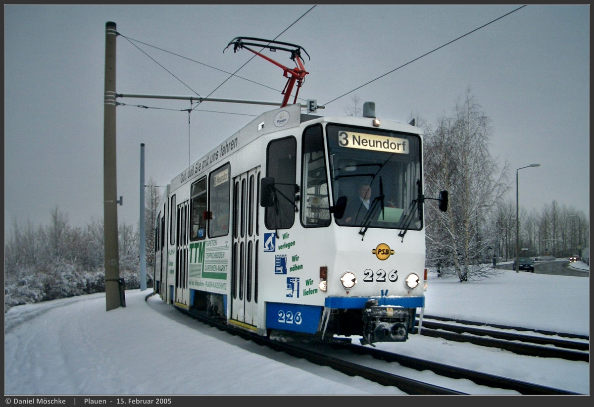 Plauen, Tatra KT4DMC Nr 226