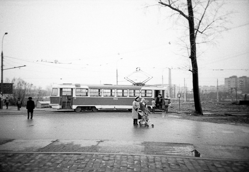 Москва, Tatra T3SU (двухдверная) № 1900
