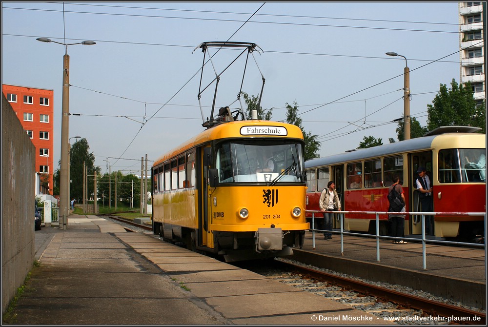 Дрезден, Tatra T4D-MI № 201 204; Дрезден — Прощание с Татрами (29.05.2010)