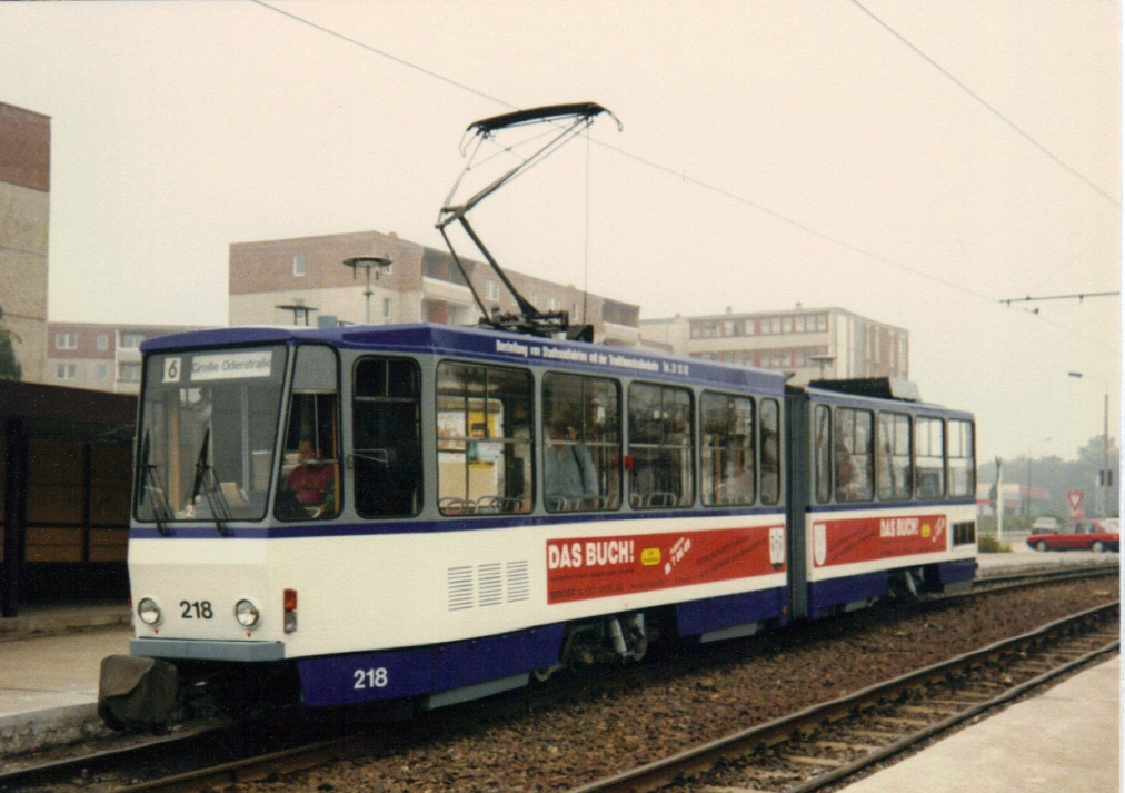 Франкфурт-на-Одере, Tatra KT4DM № 218 Франкфурт-на-Одере, Tatra KT4DM № 218