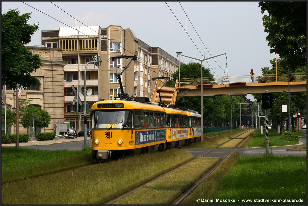 Дрезден, Tatra T4D-MT № 224 269; Дрезден — Прощание с Татрами (29.05.2010)