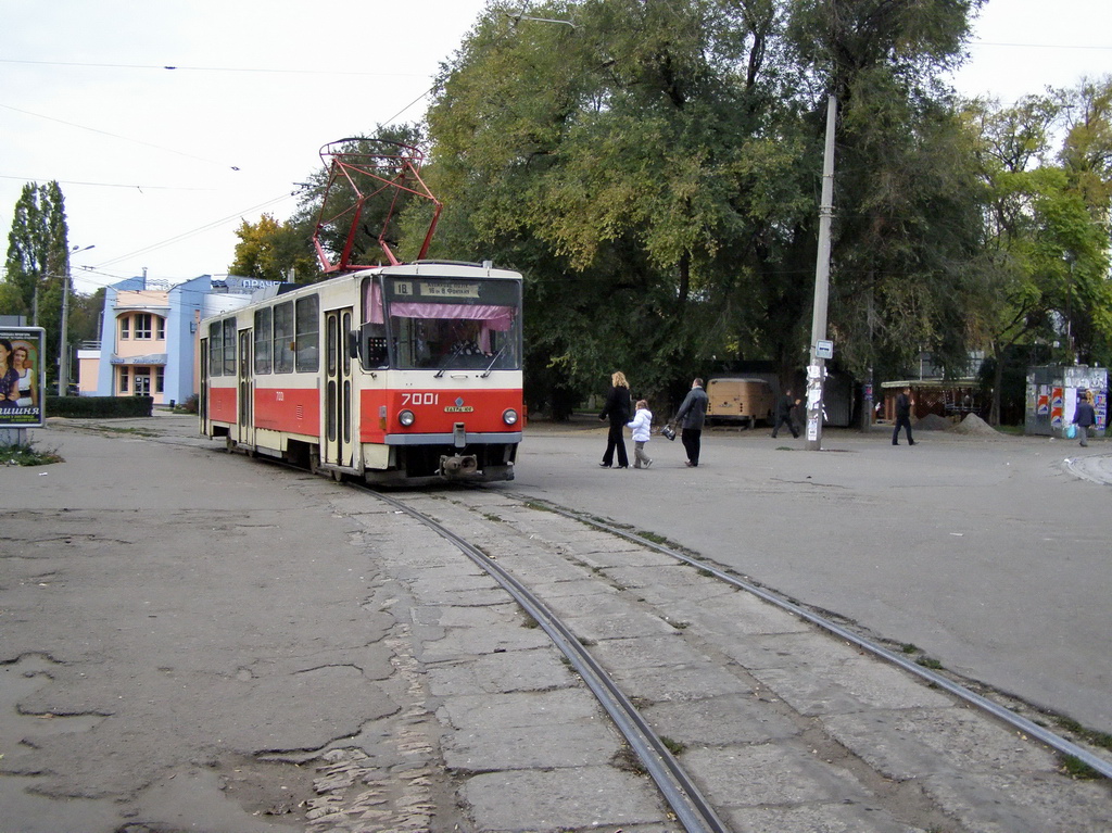 Одесса, Татра-Юг Т6Б5 № 7001