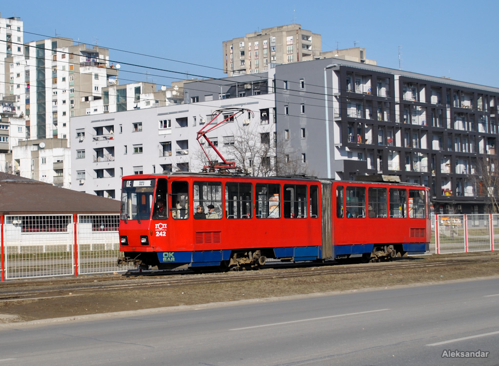 Белград, Tatra KT4YU № 242