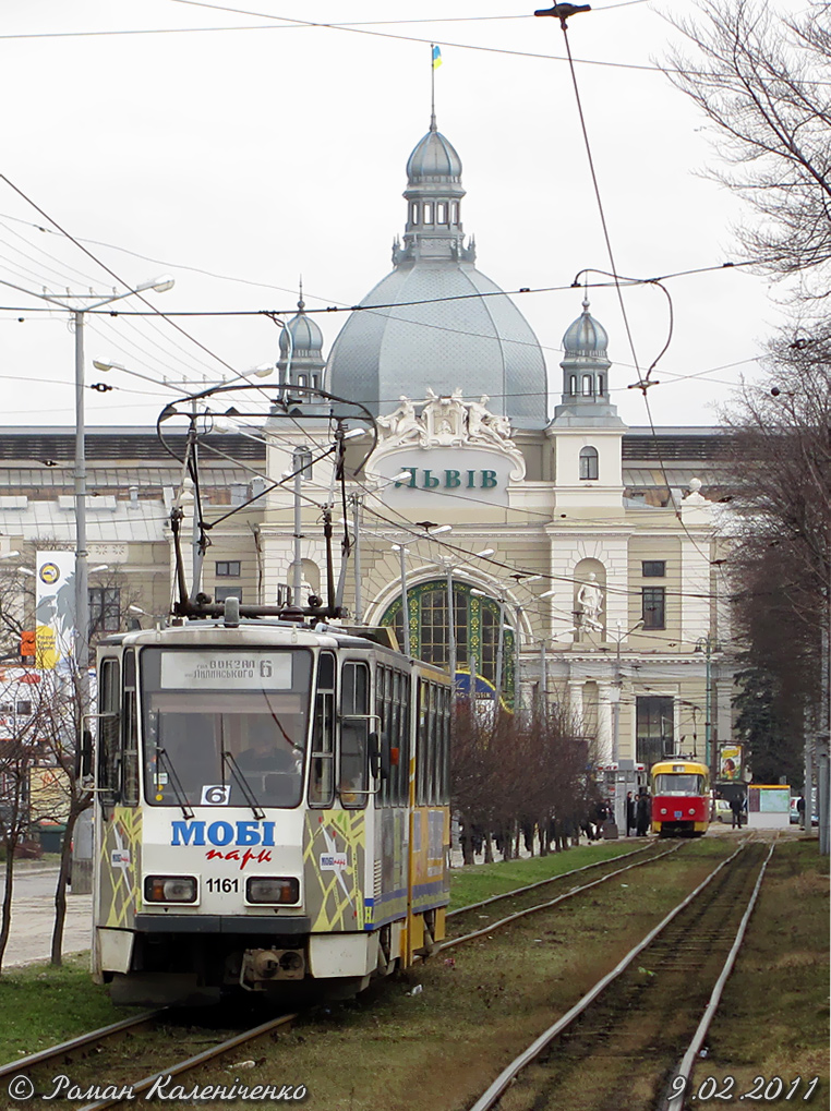 Львов, Tatra KT4D № 1161