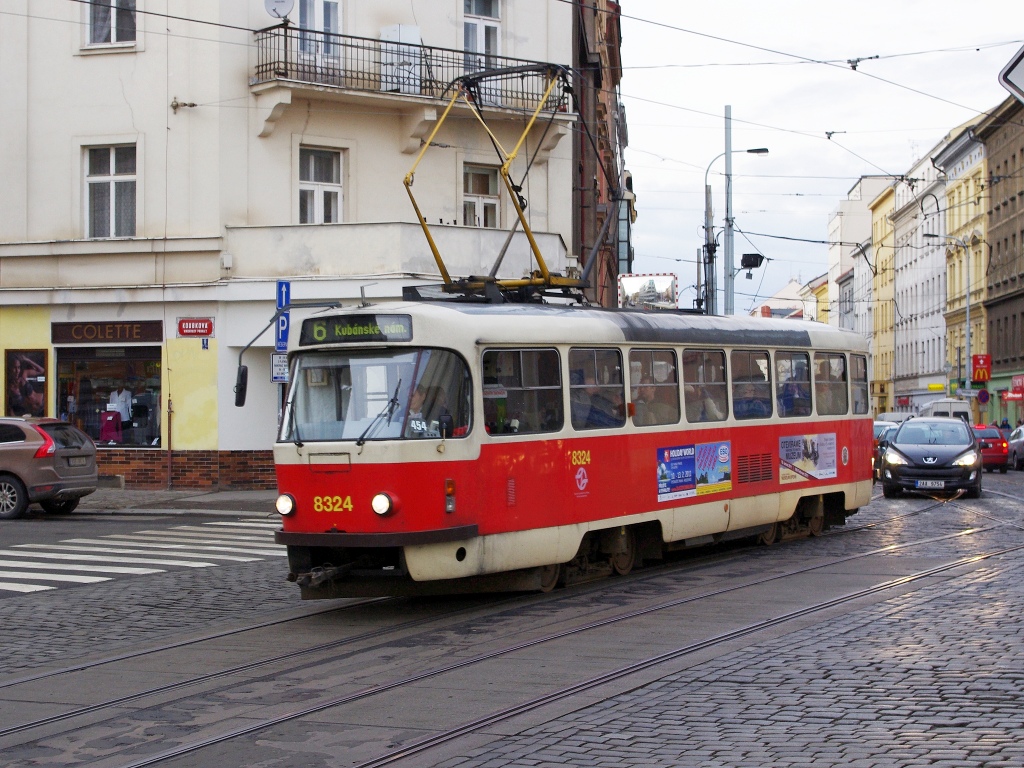Прага, Tatra T3R.P № 8324