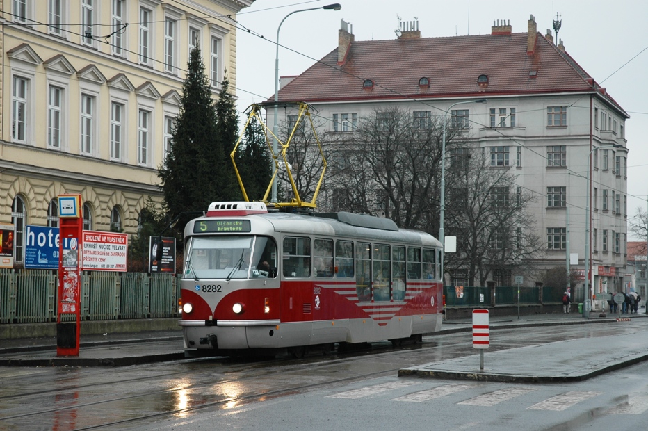 Прага, Tatra T3R.PLF № 8282