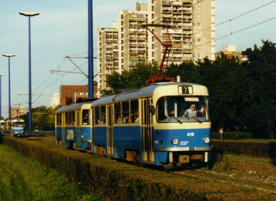 Zagreb, Tatra T4YU Nr. 419