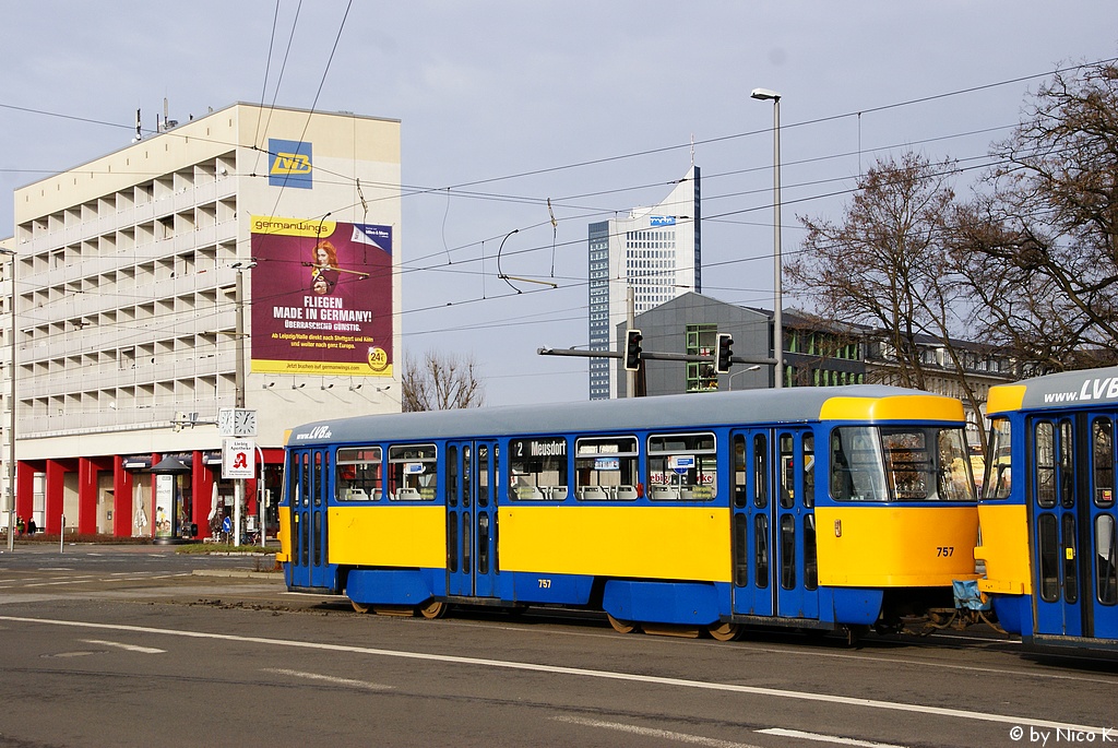 Лейпциг, Tatra B4D-M № 757