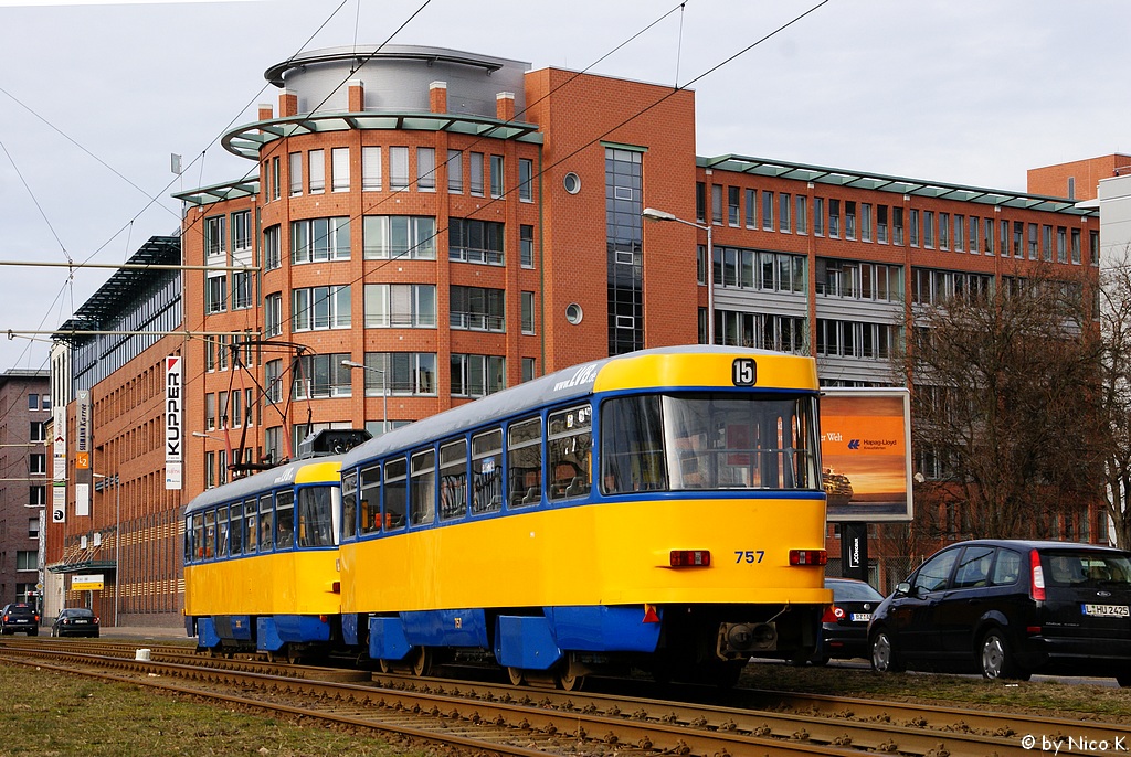 Лейпциг, Tatra B4D-M № 757
