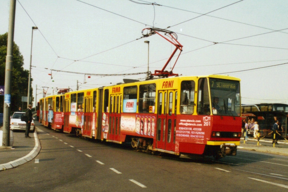 Белград, Tatra KT4YU-M № 201