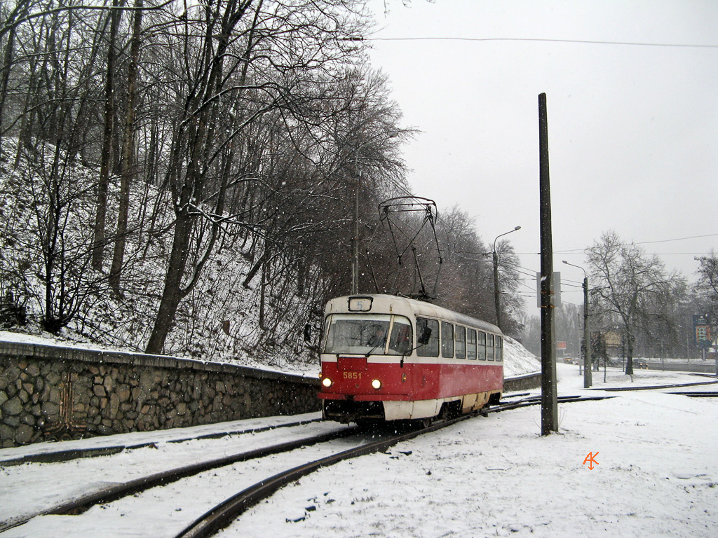 Киев, Tatra T3SU № 5851