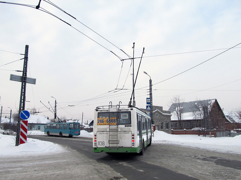 Челябинск, ЛиАЗ-5280 (ВЗТМ) № 1138; Челябинск — Конечные станции и кольца
