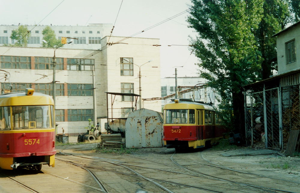 Киев, Tatra T3SU № 5574; Киев, Tatra T3SU № 5472