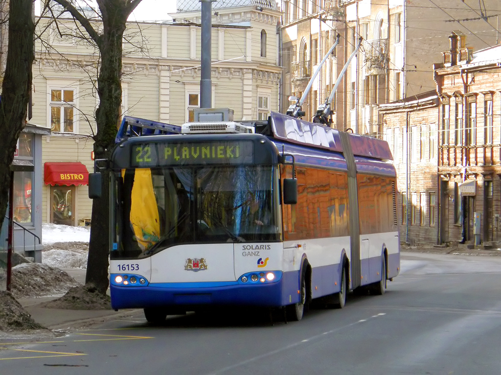 Рига, Solaris Trollino II 18 Ganz № 16153