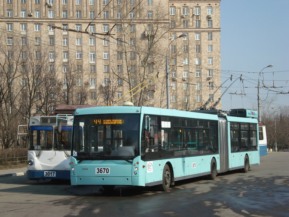 Москва, Тролза-6206.00 «Мегаполис» № 3670