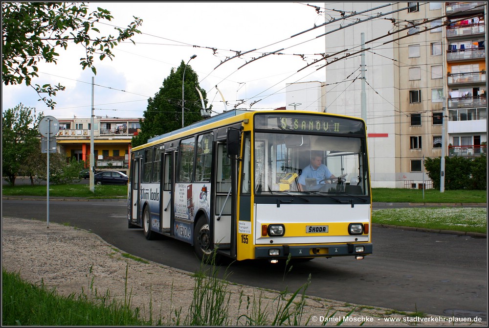 Теплице, Škoda 14Tr17/6M № 155