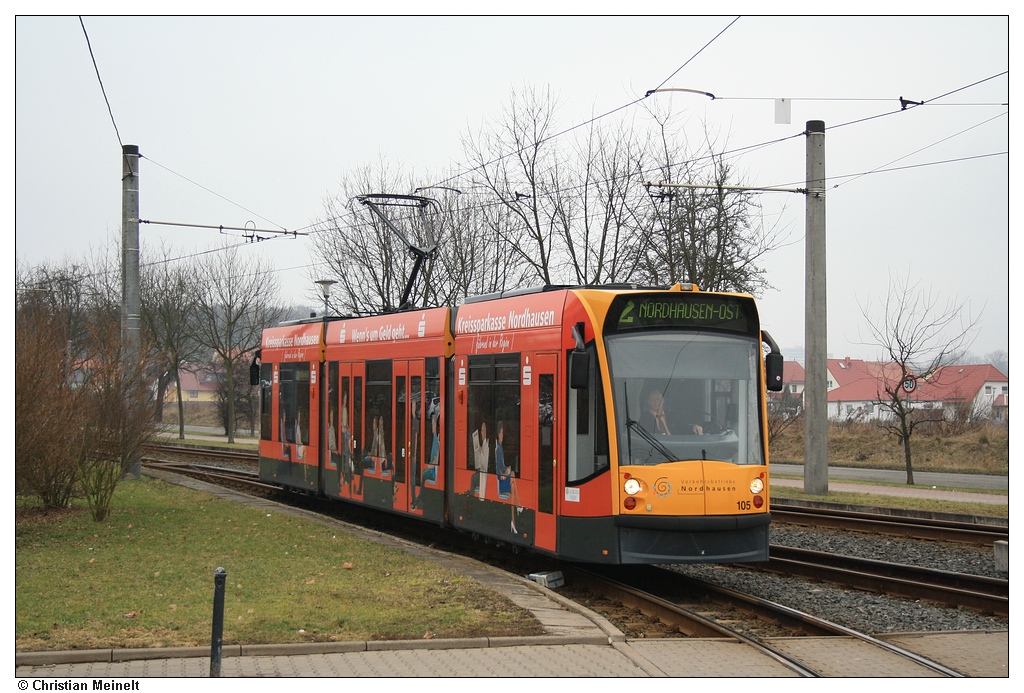 Нордхаузен, Siemens Combino Advanced № 105