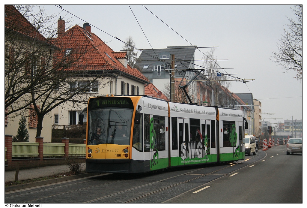 Nordhausen, Siemens Combino Advanced Nr 106