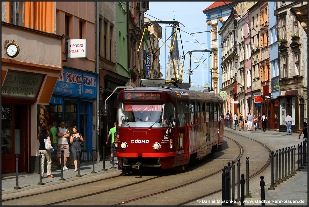 Olomouc, Tatra T3R.P № 163