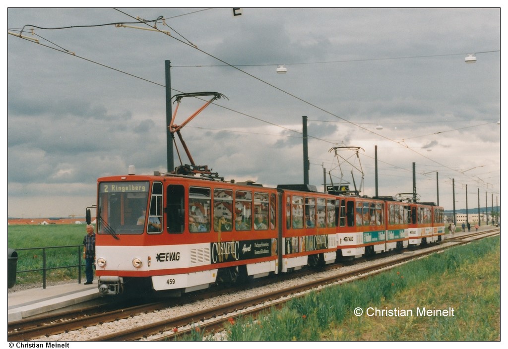 Эрфурт, Tatra KT4D № 459; Эрфурт — Тройники Tatra KT4D+KT4D+KT4D