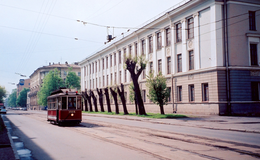 Санкт-Петербург, Двухосный моторный вагон № 1028 Санкт-Петербург, Двухосный моторный вагон № 1028