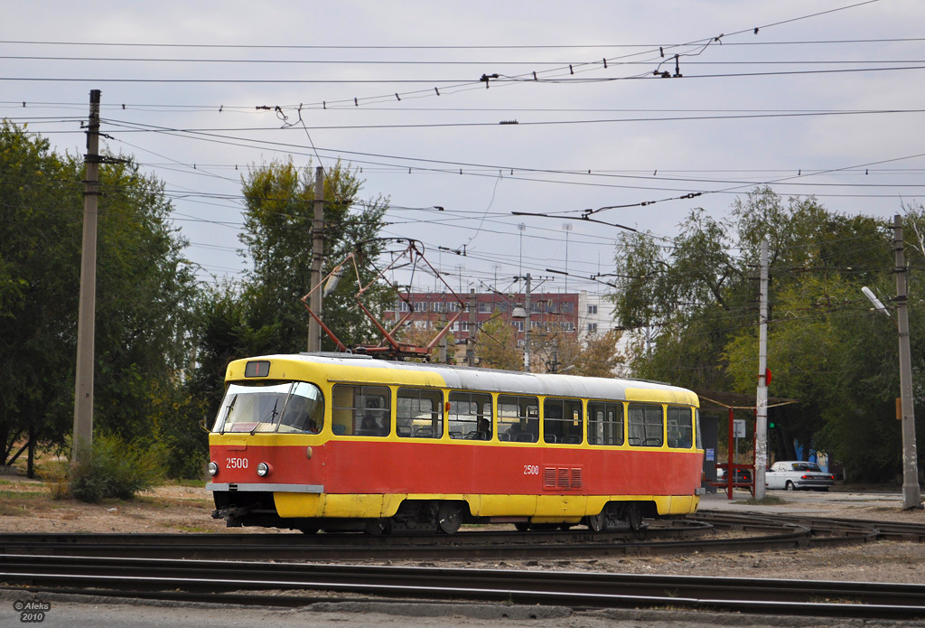 Волгоград, Tatra T3SU (двухдверная) № 2500