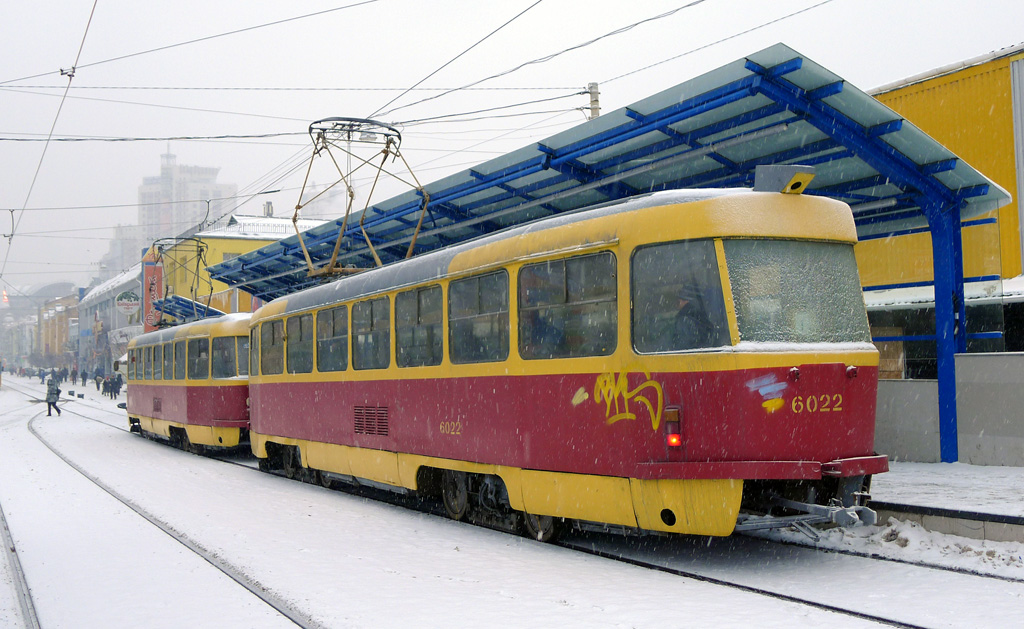 Киев, Tatra T3SU № 6022