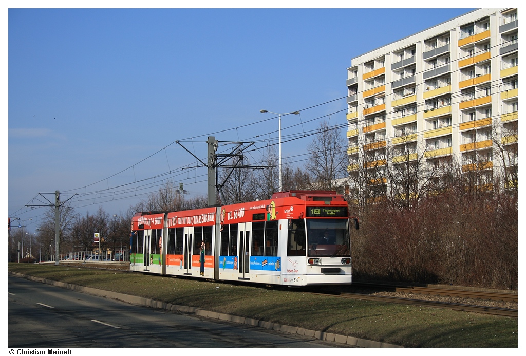 Эрфурт, Duewag MGT6DE № 616