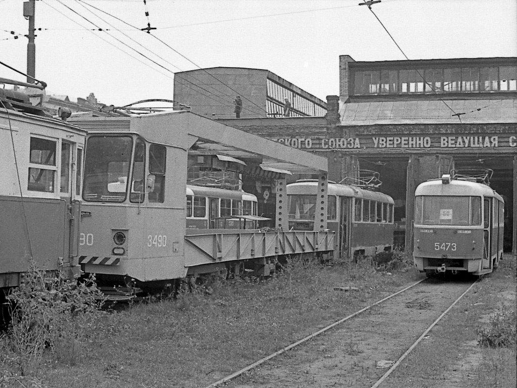 Москва, СВАРЗ РТ-3 № 3490; Москва, Tatra T3SU № 5473