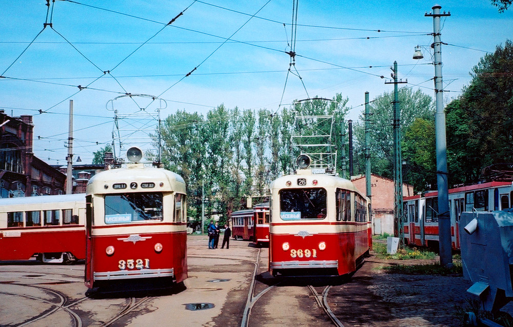 Санкт-Петербург, ЛМ-47 № 3521; Санкт-Петербург, ЛМ-49 № 3691