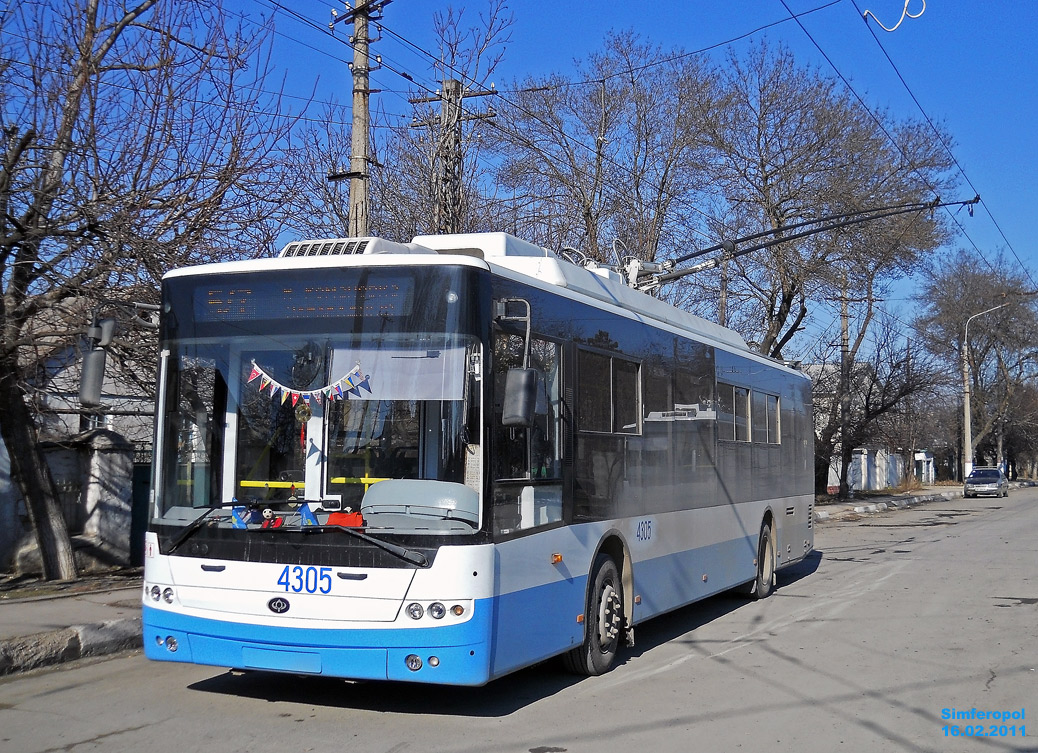 Крымский троллейбус, Богдан Т70110 № 4305