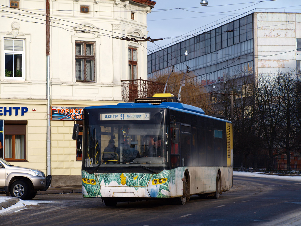 Львів, ЛАЗ E183D1 № 102 Львів, ЛАЗ E183D1 № 102